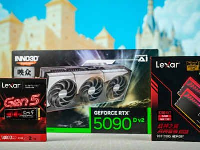 RTX 5090D v2显卡顶级游戏搭档 雷克沙ARES PRO固态硬盘&战神之翼内存评测