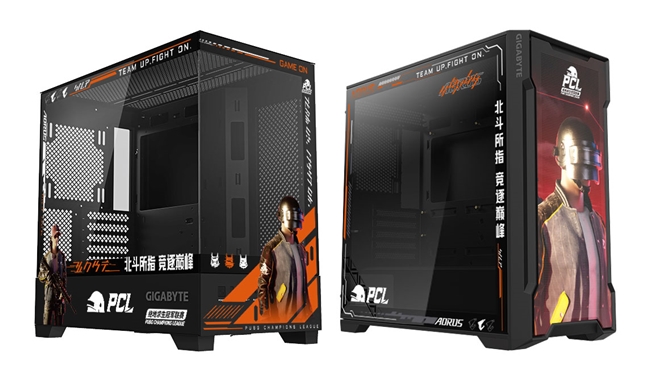 技嘉 AORUS PCL 联名定制机箱 _PUBG PCL 秋季赛 选手同款主机 _9800X3D
