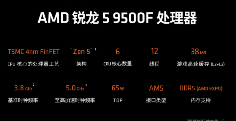 千元游戏装机酷睿Ultra5 230F对比锐龙5 9500F 性能功耗评测_9500F