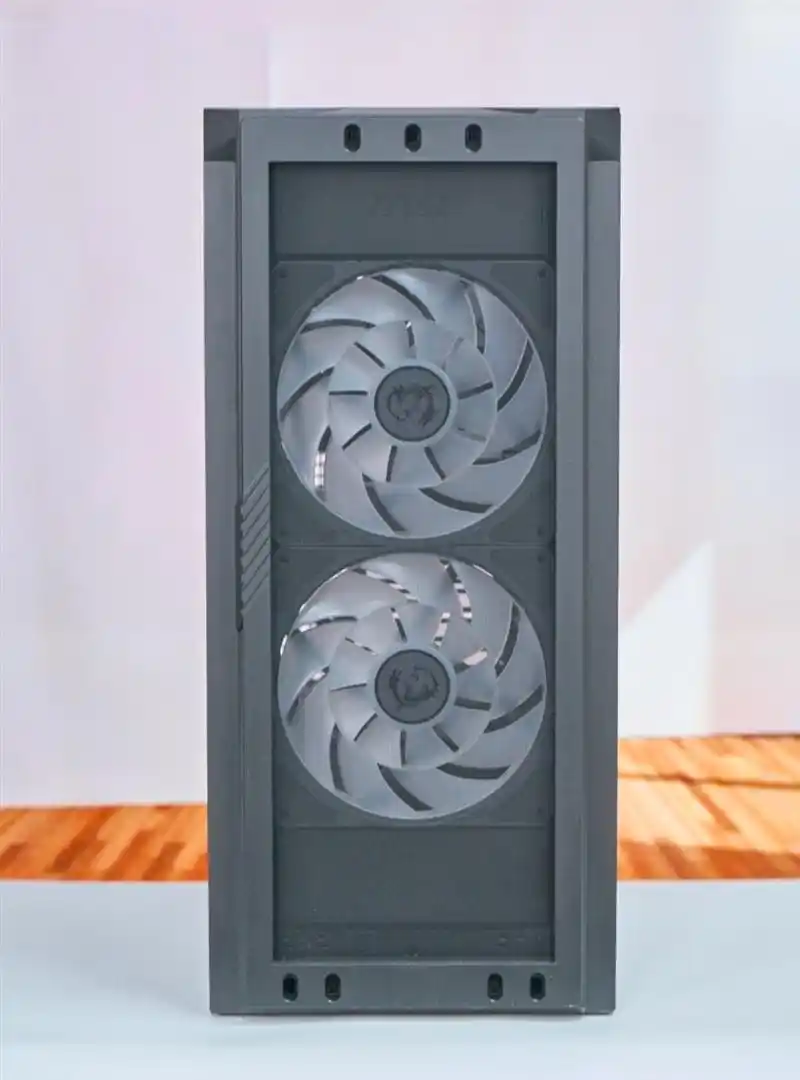 微星MPG VELOX 300R AIRFLOW PZ刀锋机箱_背插机箱设计创新_9950X3D