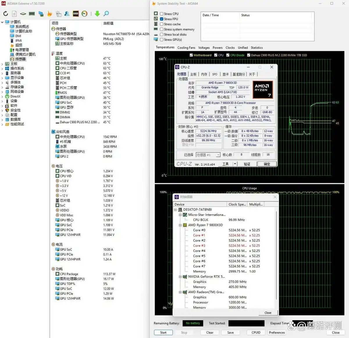 9800X3D_AMD锐龙7 9800X3D游戏处理器评测_9800X3D与9700X性能对比