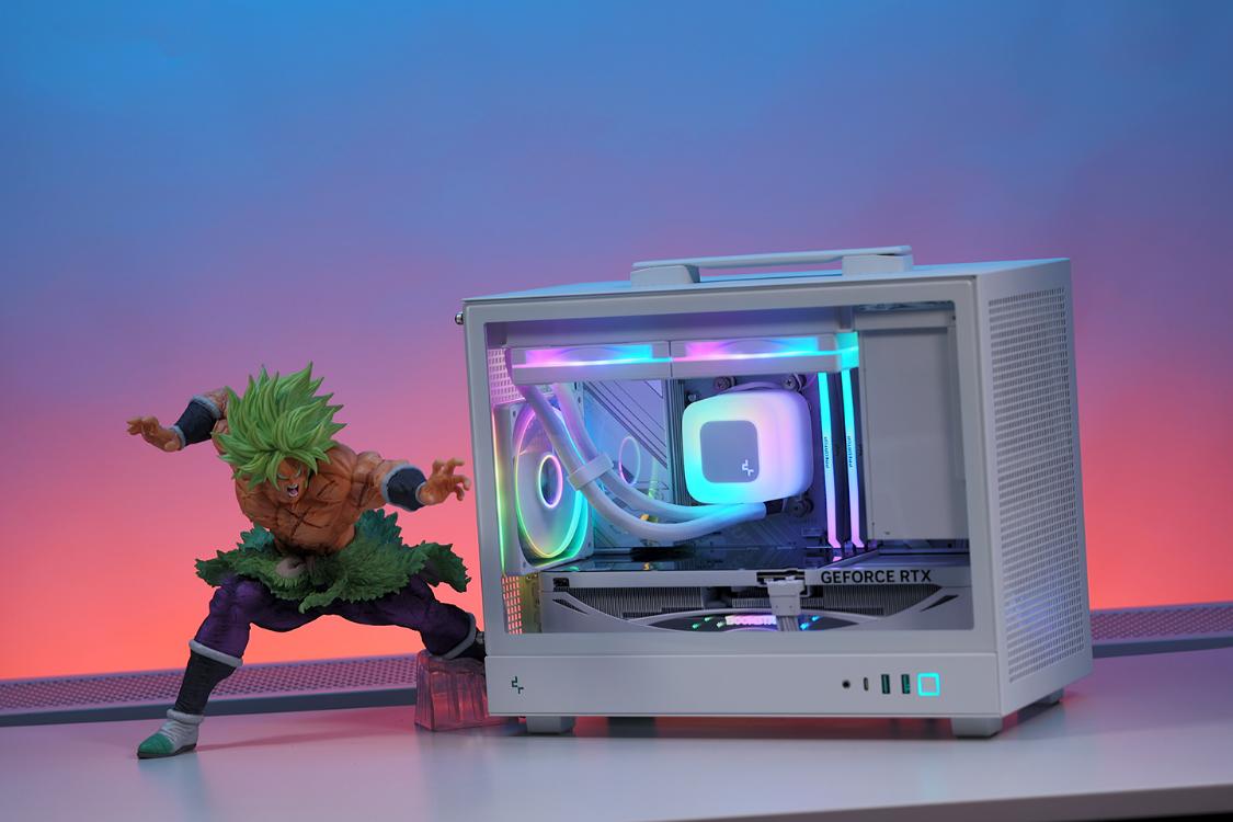 桌面小钢炮MATX机箱 高颜值小体积主机配置 5070星曜LUNA显卡_9700X