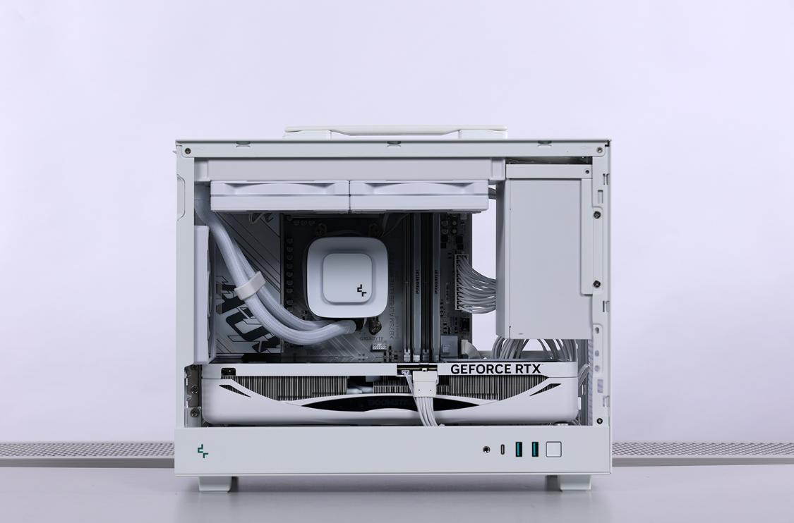 桌面小钢炮MATX机箱 高颜值小体积主机配置 5070星曜LUNA显卡_9700X