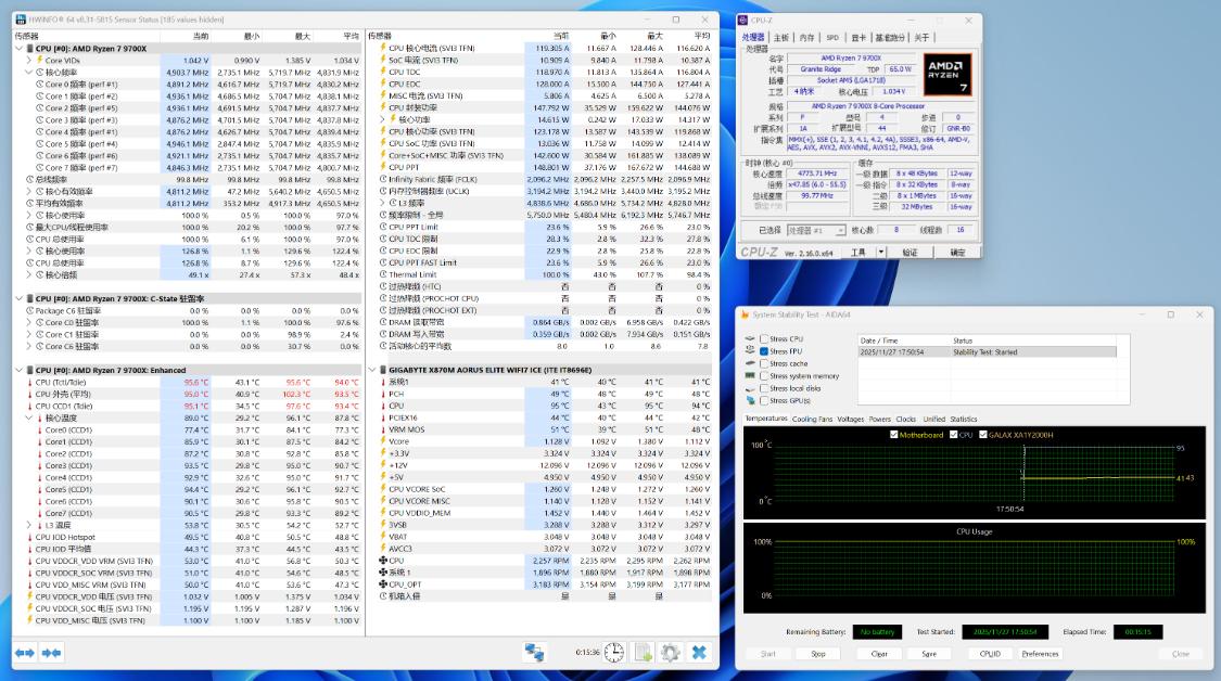 9700X_桌面小钢炮MATX机箱 高颜值小体积主机配置 5070星曜LUNA显卡