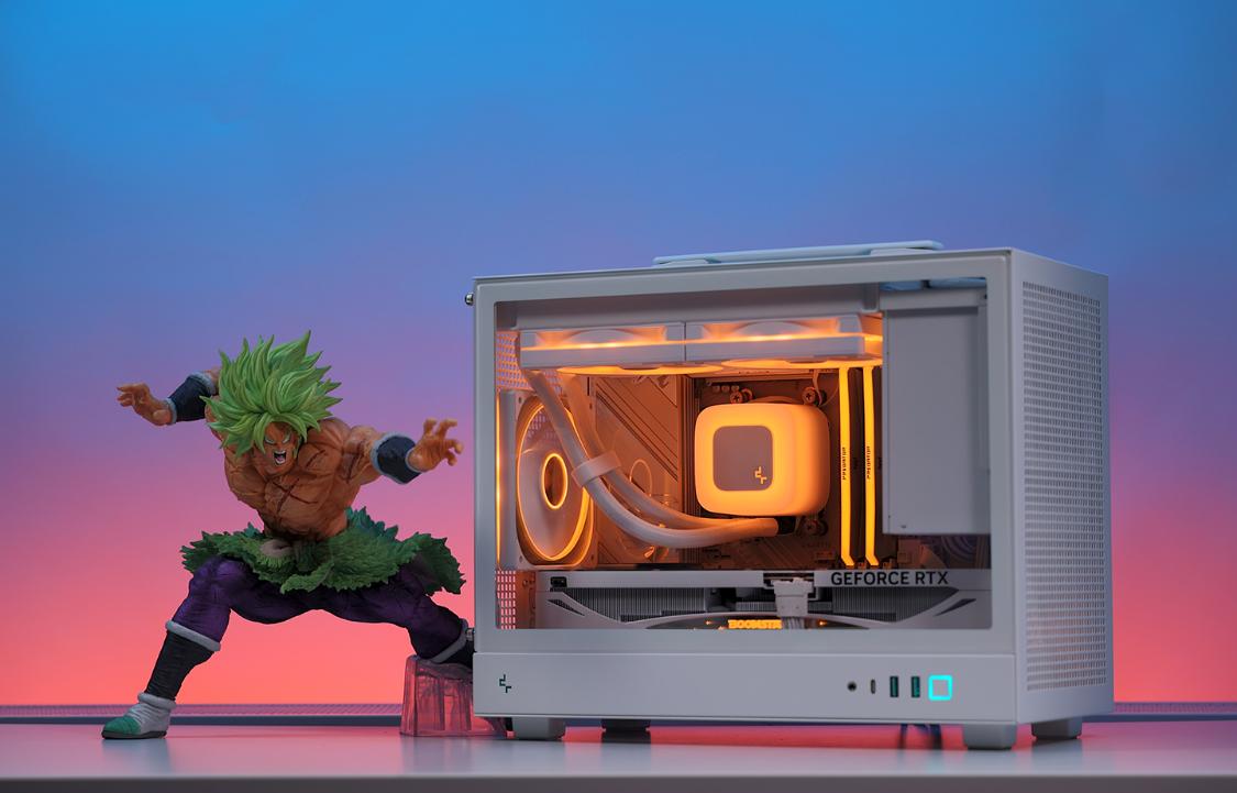 9700X_桌面小钢炮MATX机箱 高颜值小体积主机配置 5070星曜LUNA显卡