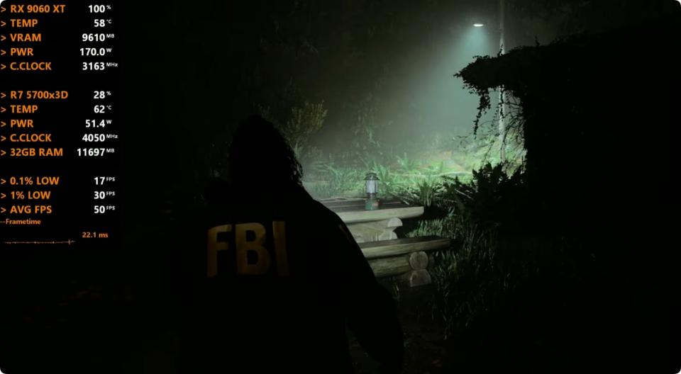 Ryzen 7 5700X3D Radeon RX 9060 XT 16GB 1440P游戏性能测试_DDR5价格暴涨AM4平台过渡方案_5700X