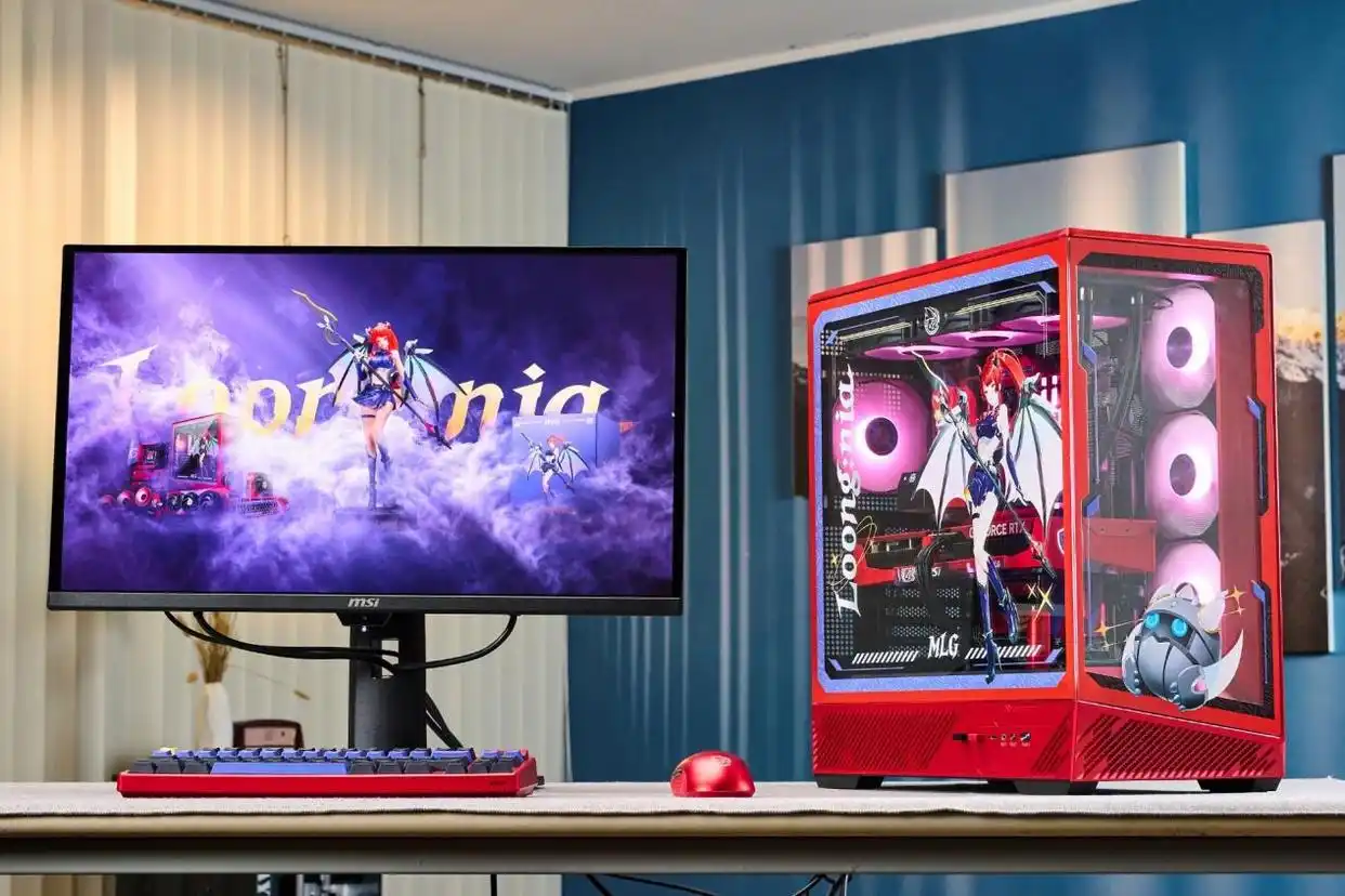 二次元信仰性能怪兽_微星MLG魔龙姬定制整机_9700X