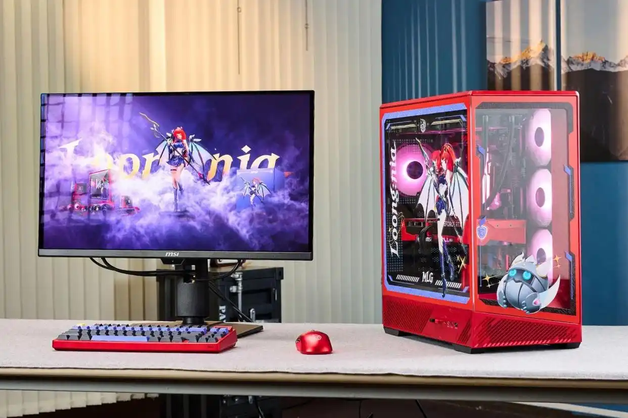 微星MLG魔龙姬定制整机_二次元信仰性能怪兽_9700X