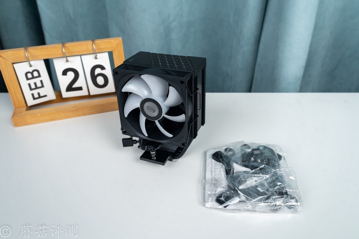 超频3红海H4 ARGB风冷散热器 mini塔式散热器 下压式散热器_9800X3D