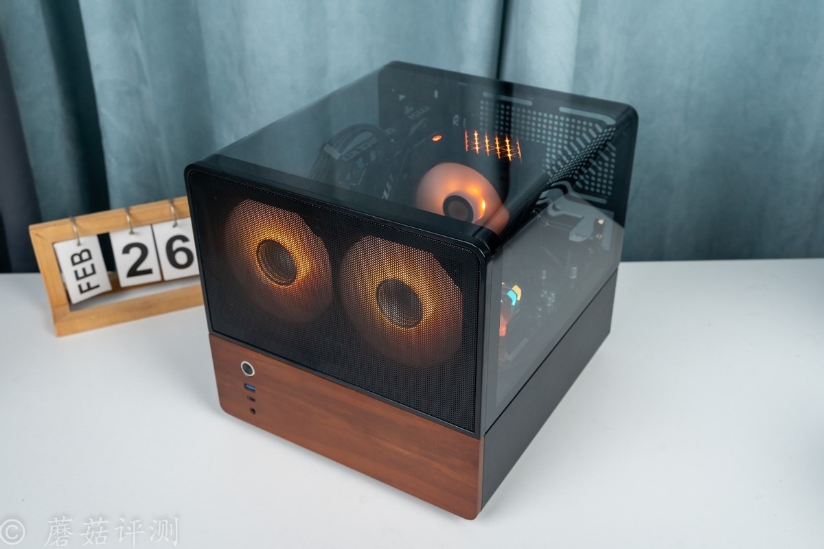 9800X3D_超频3红海H4 ARGB风冷散热器 mini塔式散热器 下压式散热器