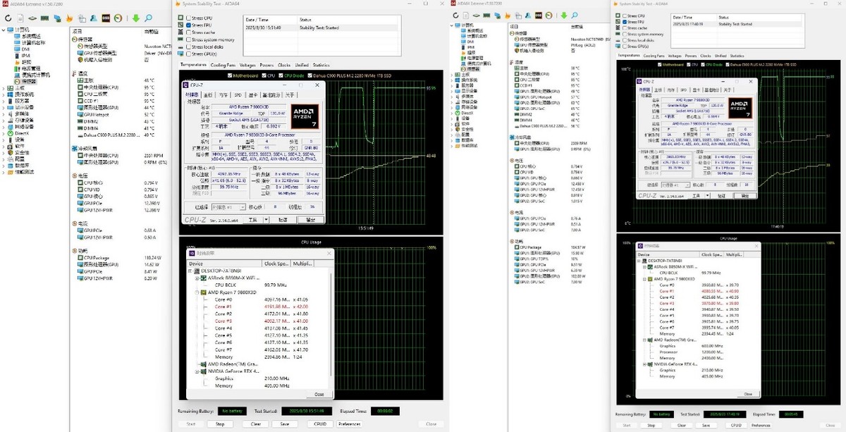 超频3红海H4 ARGB风冷散热器 mini塔式散热器 下压式散热器_9800X3D