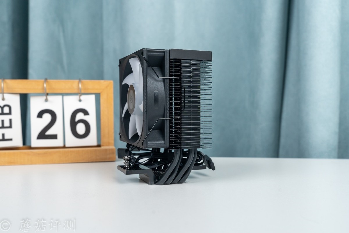 超频3红海H4 ARGB风冷散热器 mini塔式散热器 下压式散热器_9800X3D