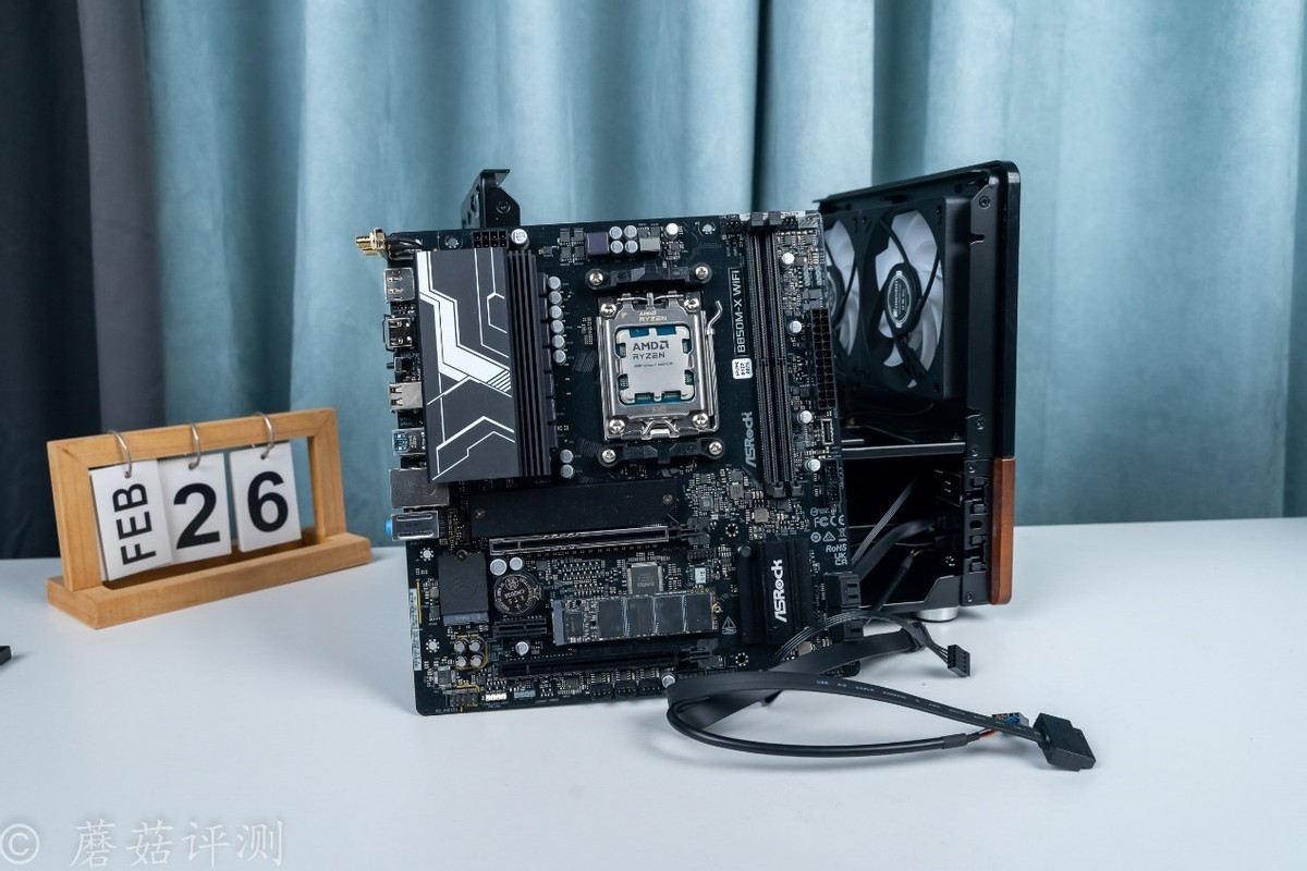 超频3红海H4 ARGB风冷散热器 mini塔式散热器 下压式散热器_9800X3D