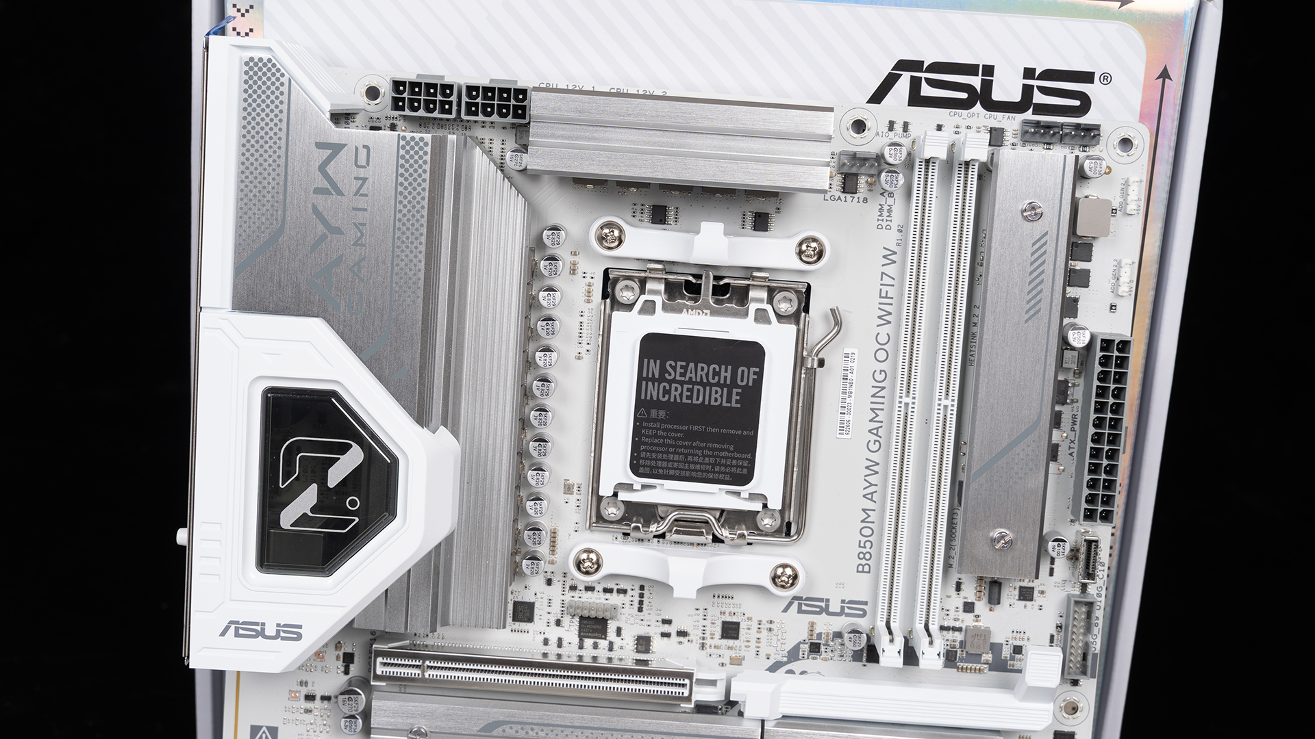 AMD 9800X3D 华硕B850M AYW OC 索泰RTX 5070 Ti 双屏幕超频主机配置_9800X3D