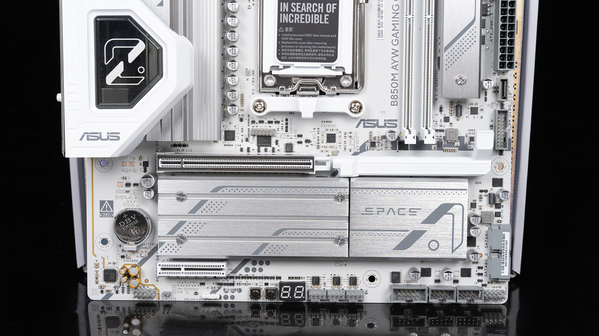 AMD 9800X3D 华硕B850M AYW OC 索泰RTX 5070 Ti 双屏幕超频主机配置_9800X3D