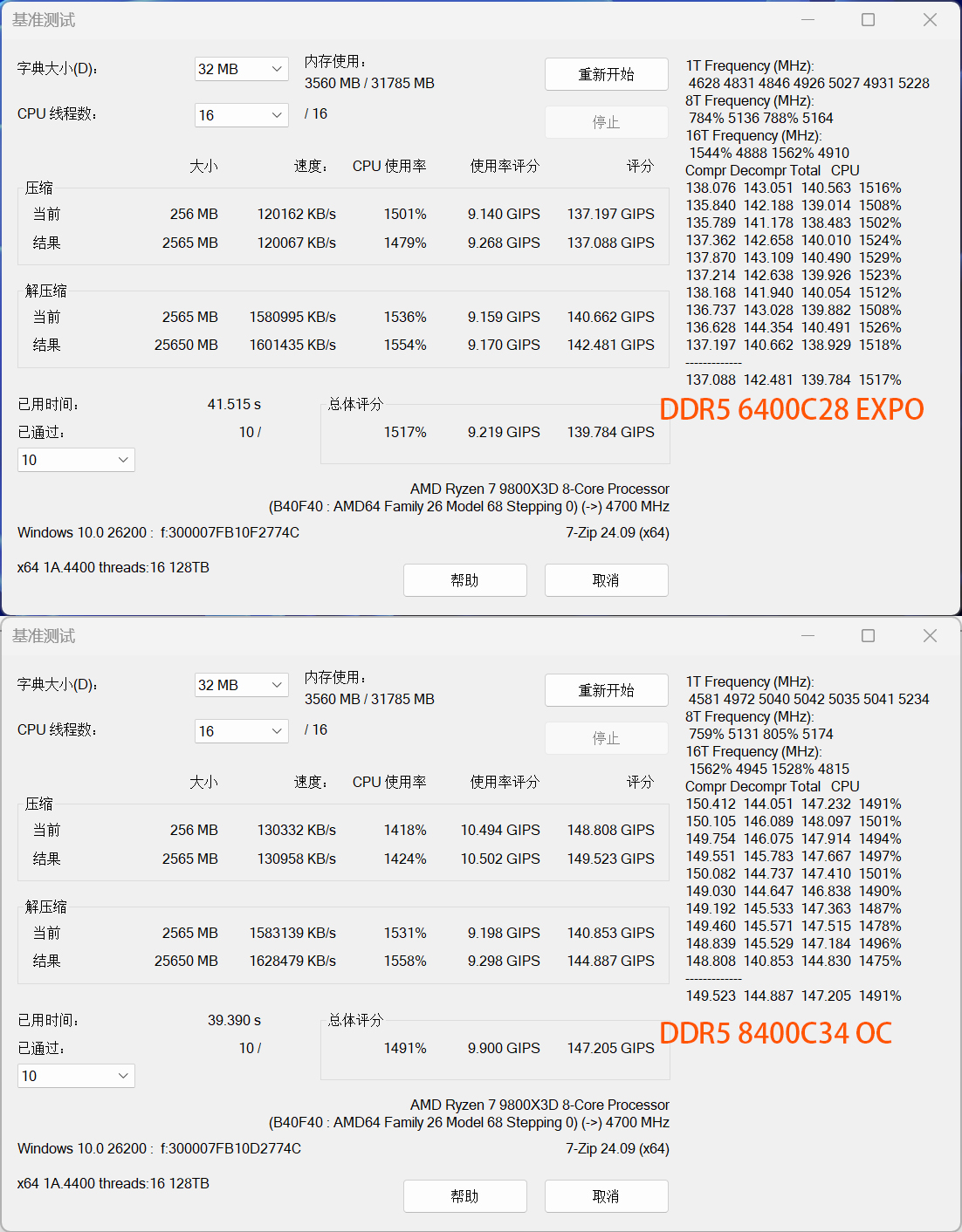 9800X3D_AMD 9800X3D 华硕B850M AYW OC 索泰RTX 5070 Ti 双屏幕超频主机配置