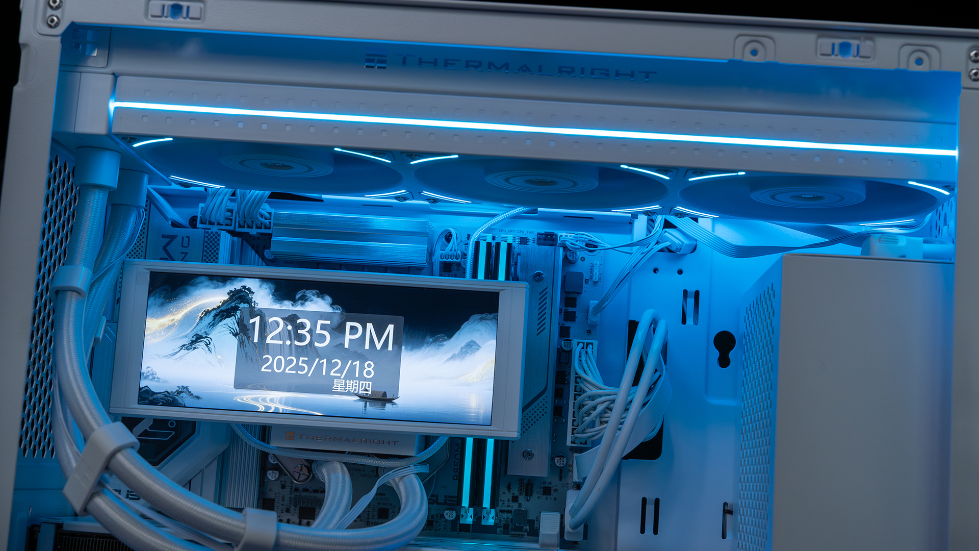 AMD 9800X3D 华硕B850M AYW OC 索泰RTX 5070 Ti 双屏幕超频主机配置_9800X3D