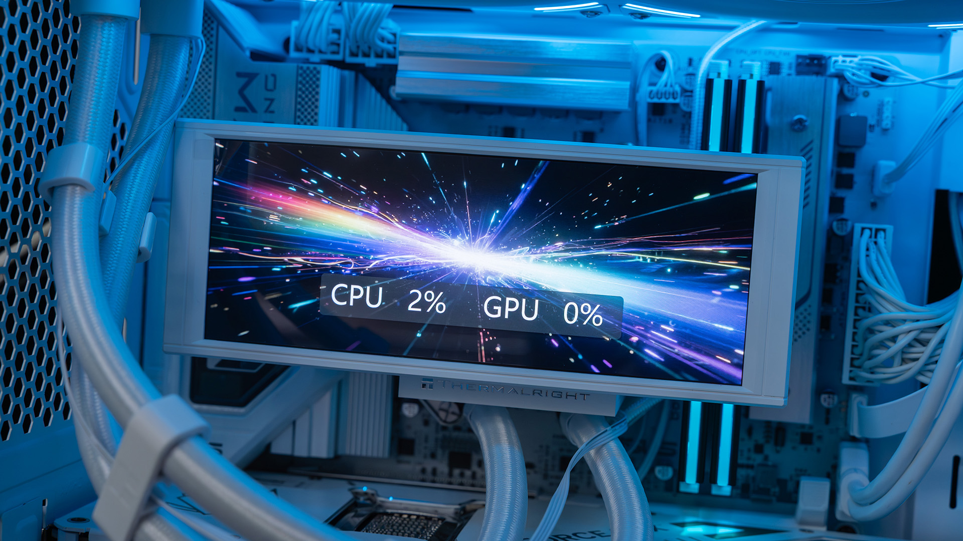 9800X3D_AMD 9800X3D 华硕B850M AYW OC 索泰RTX 5070 Ti 双屏幕超频主机配置