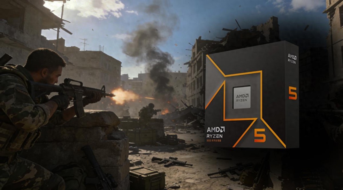 网游装机，锐龙5 9600X越级挑战酷睿Ultra 7 265K完胜！