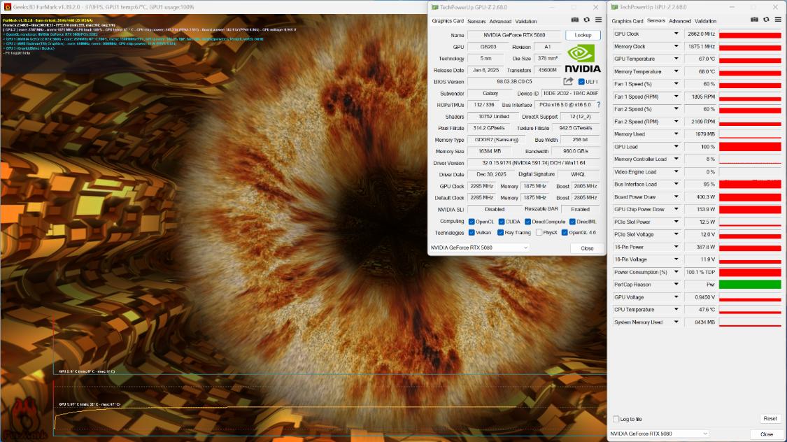 9800X3D_AMD R7-9800X3D 华硕TUF GAMING B850-PLUS WIFI 影驰RTX 5080 HOF OC LAB Deluxe-X