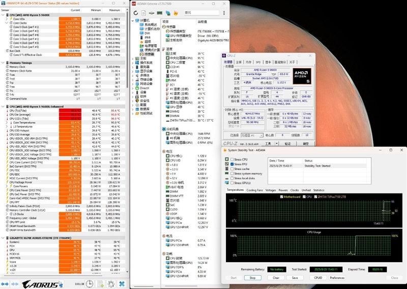 谁不爱低温静音 性能还更强的!酷睿Ultra 5 230F vs 锐龙5 9600X生产力、功耗、温度全方位对比