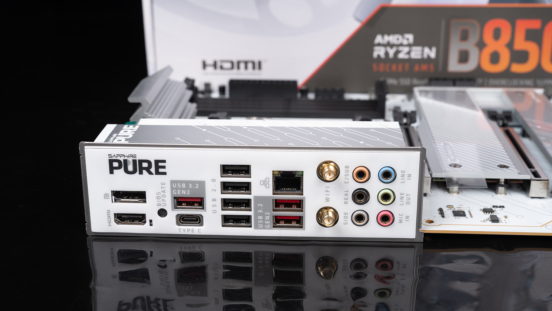 锐龙9 9950X3D B850主板性能测试_蓝宝石PURE极地B850A WIFI开箱评测_9950X3D