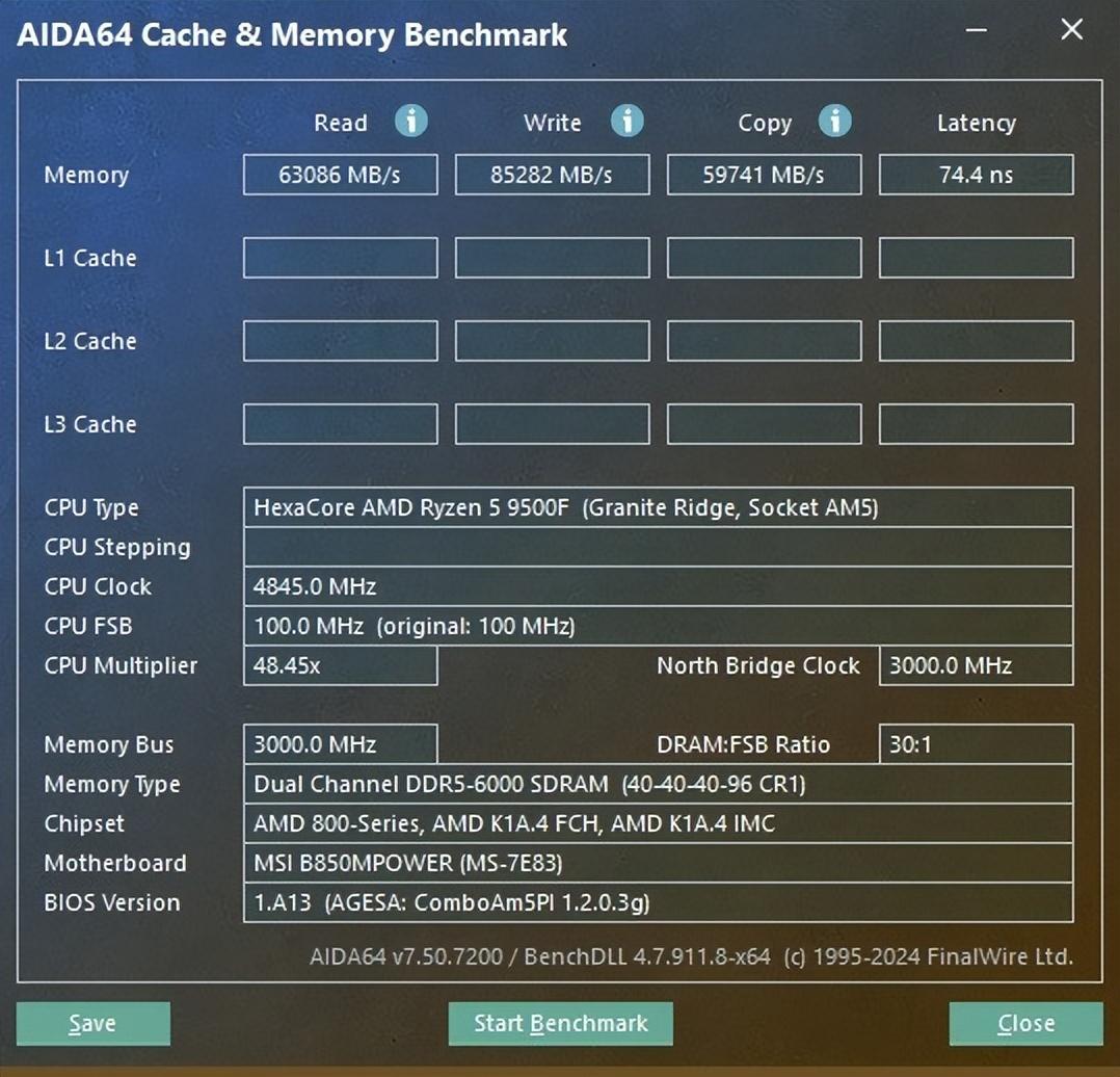AMD锐龙5 9500F不带核显处理器评测_AMD 9500F性能测试与游戏体验_9500F