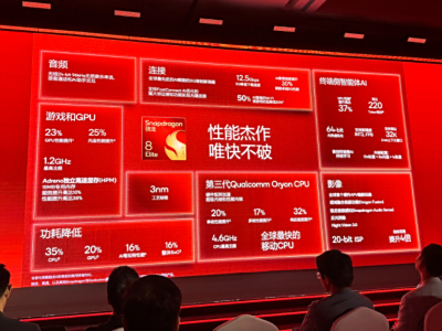 第五代骁龙8至尊版发布:第三代自研Oryon CPU发力,AI体验全面升级