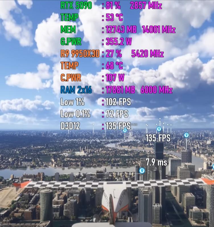 GeForce RTX 5090游戏表现分析_Ryzen 9 9950X3D游戏性能测试_9950X3D