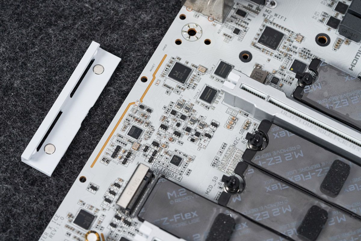 技嘉X870E AORUS MASTER X3D ICE主板 8层背钻PCB主板 X3D Turbo 2.0技术_9950X3D