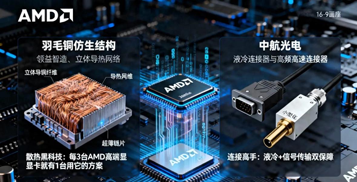 开盘重点看这俩：AMD供应链发力，领益智造、中航光电有看点
