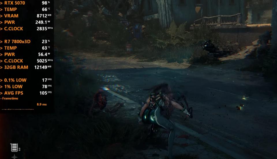 Ryzen 7 7800X3D+RTX 5070，战力如何？六款1440P游戏测试出炉