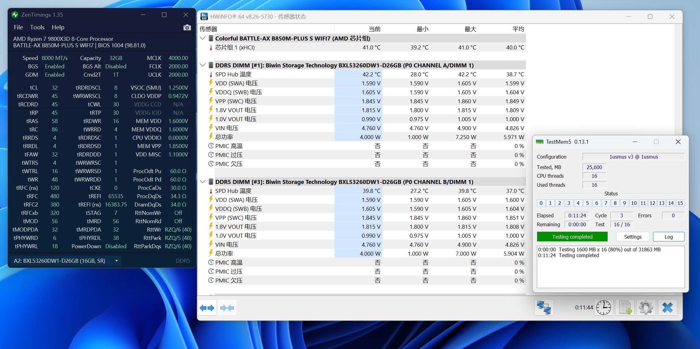 799元坐拥9800X3D全能搭子，七彩虹战斧B850M超级黑刃评测