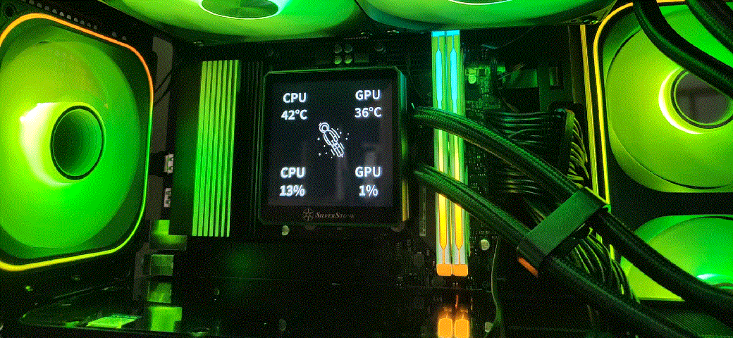 240水冷就能轻松按住9800X3D，银昕E240 MAX巨幕3.95寸LCD水冷 评测