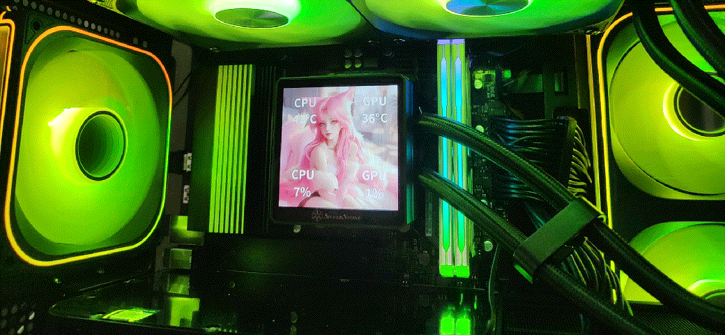 240水冷就能轻松按住9800X3D，银昕E240 MAX巨幕3.95寸LCD水冷 评测