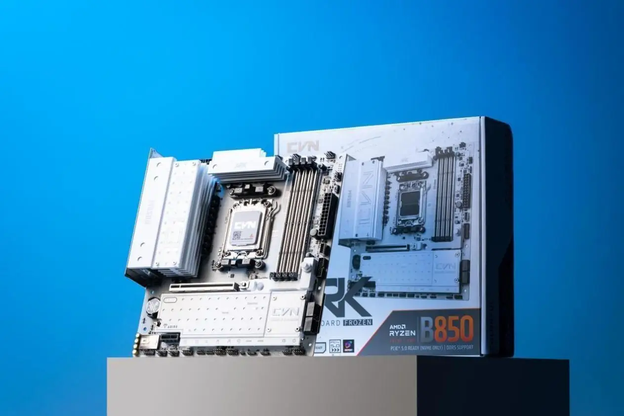 轻松驾驭X3D旗舰的甜品小钢炮：七彩虹CVN B850M ARK FROZEN V14方舟主板测评