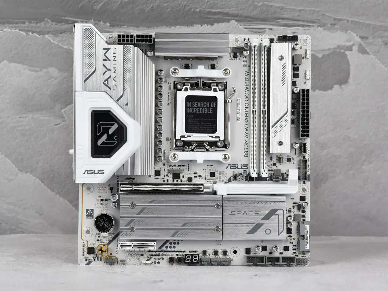 华硕B850M AYW GAMING OC WIFI 7主板评测：千元价格内存超频性能同级罕有