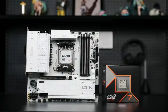 七彩虹B850M ARK 方舟评测：接口多、用料强 帮你轻松打造AMD纯白颜值主机