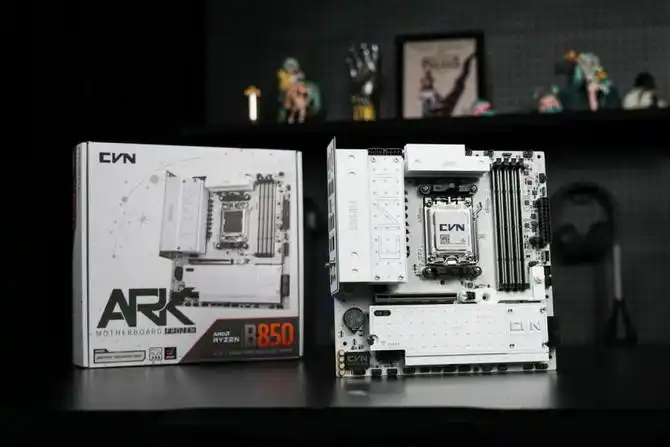 七彩虹B850M ARK 方舟评测：接口多、用料强 帮你轻松打造AMD纯白颜值主机