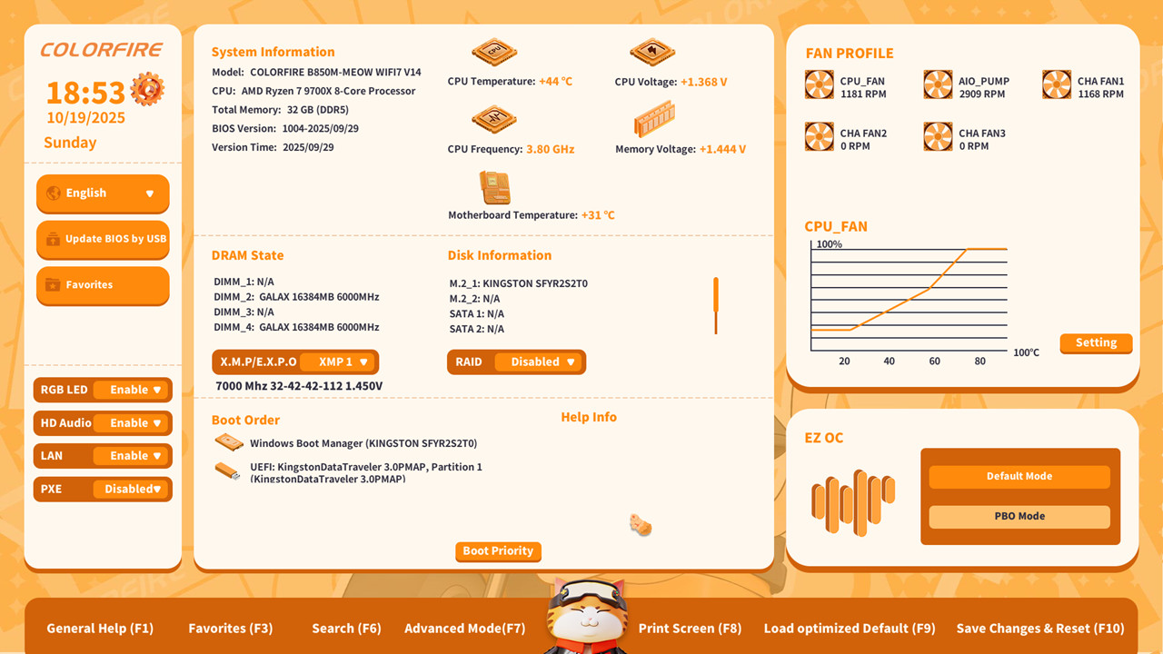 把钱花在刀刃上，9700X+B850橘猫+HOF 5080打造的海景房主机分享