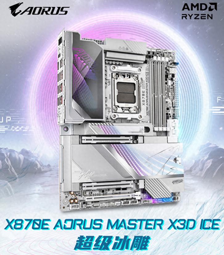 技嘉X870E超级冰雕实测，能将锐龙9 9950X3D性能发挥到极致