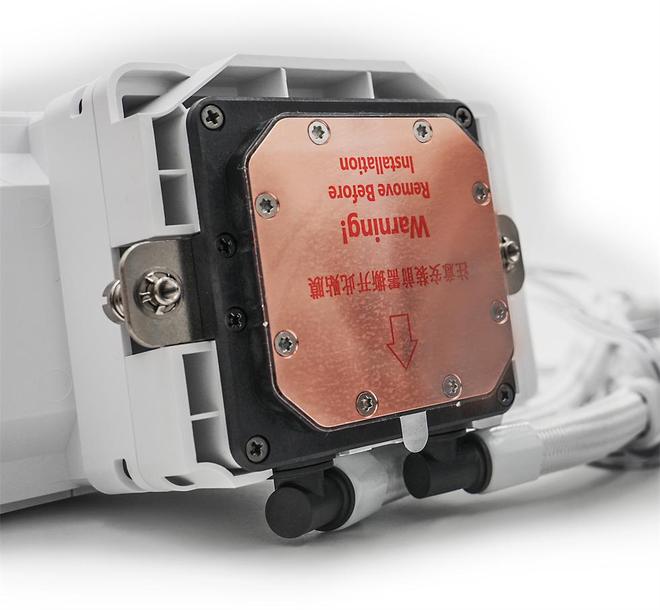 Tt钢影透S-M Pro机箱9950X3DROG B850小吹雪索泰5080装机配置分享_9950X3D_利民彩虹视界TURBO 360白色水冷双屏幕主机评测