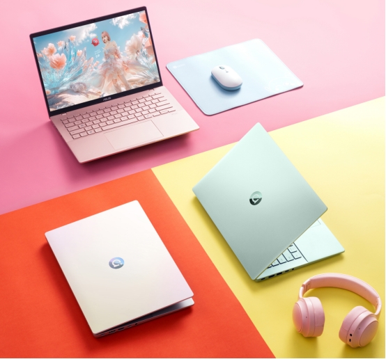 双十一高颜高能笔电首选华硕a豆14 Air 悦享版，学生党、职场人必备