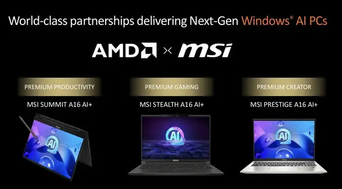 Ryzen AI_AMD Ryzen 9000系列处理器 Zen 5架构 _ AMD Ryzen AI 300系列移动平台 XDNA2架构 