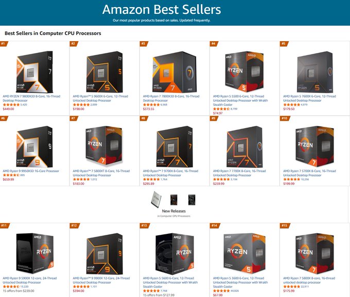 AMD宣布部分处理器涨价 整机成本或将上升