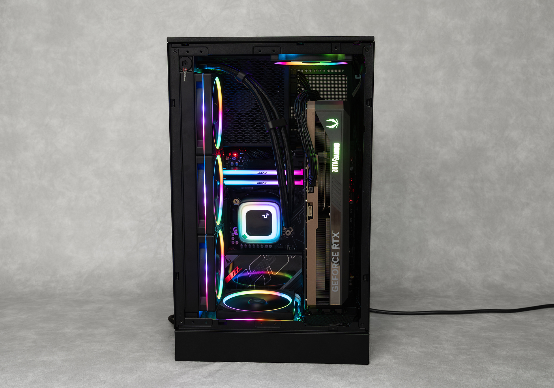 9950X3D_九州风神CH270机箱评测_垂直风道机箱散热方案