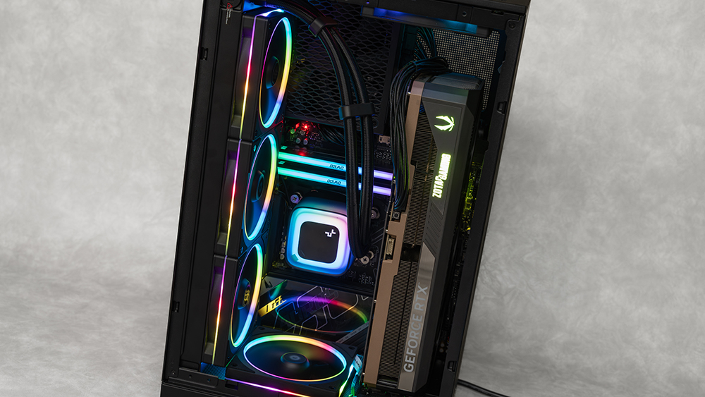 九州风神CH270机箱评测_9950X3D_垂直风道机箱散热方案