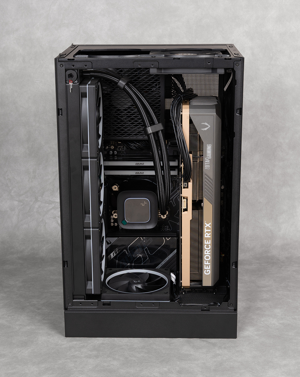 垂直风道机箱散热方案_九州风神CH270机箱评测_9950X3D