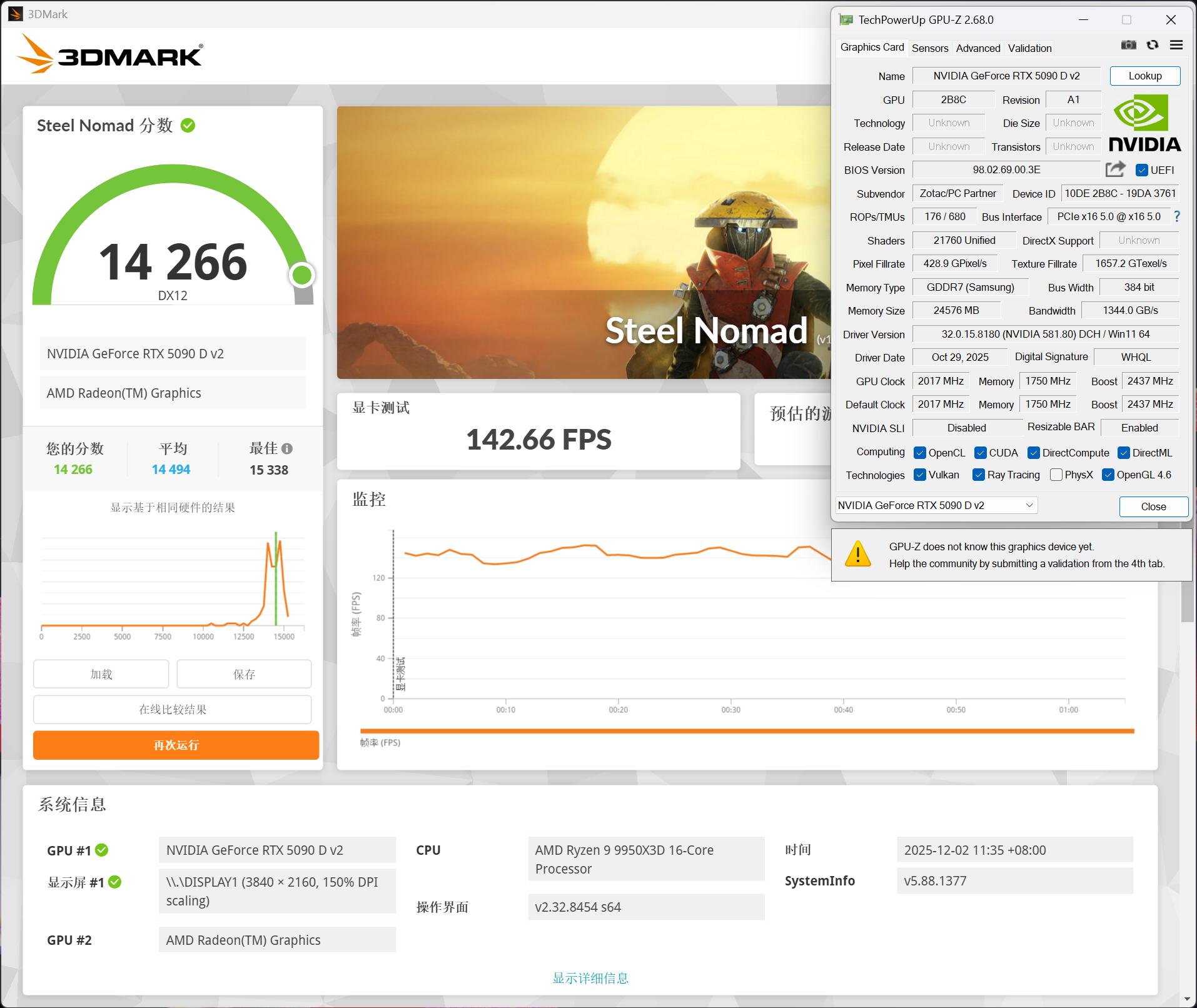 九州风神CH270机箱评测_9950X3D_垂直风道机箱散热方案