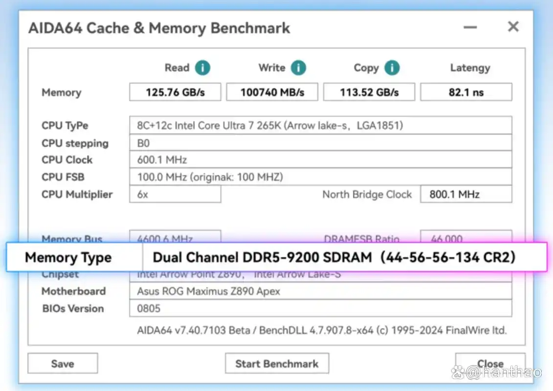 DDR5 32GB内存涨价 英特尔酷睿Ultra 7 265K 对比 AMD锐龙7 9700X 内存选择_9700X